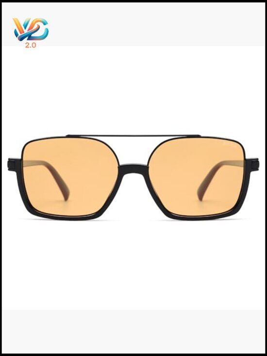 Trendy Oversized Aviator Sunglasses Retro Y2K Square UV Protection Unisex main image 4